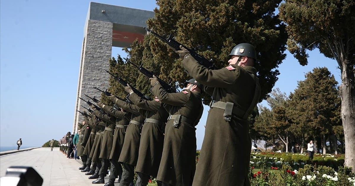 Çanakkale Deniz Zaferi törenlerinin provası yapıldı