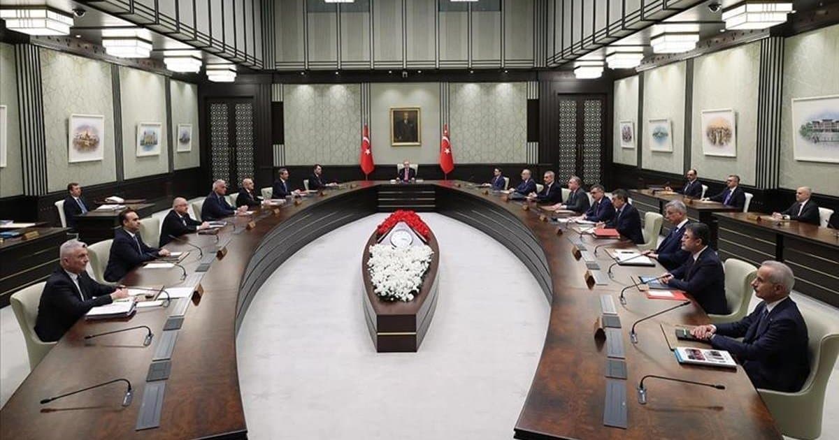 Kabine Toplantısı Cumhurbaşkanı Erdoğan'ın Başkanlığında Başladı