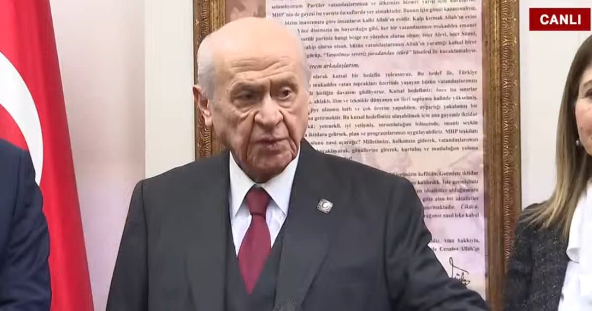 Bahçeli'den İzzet Ulvi Yönter açıklaması