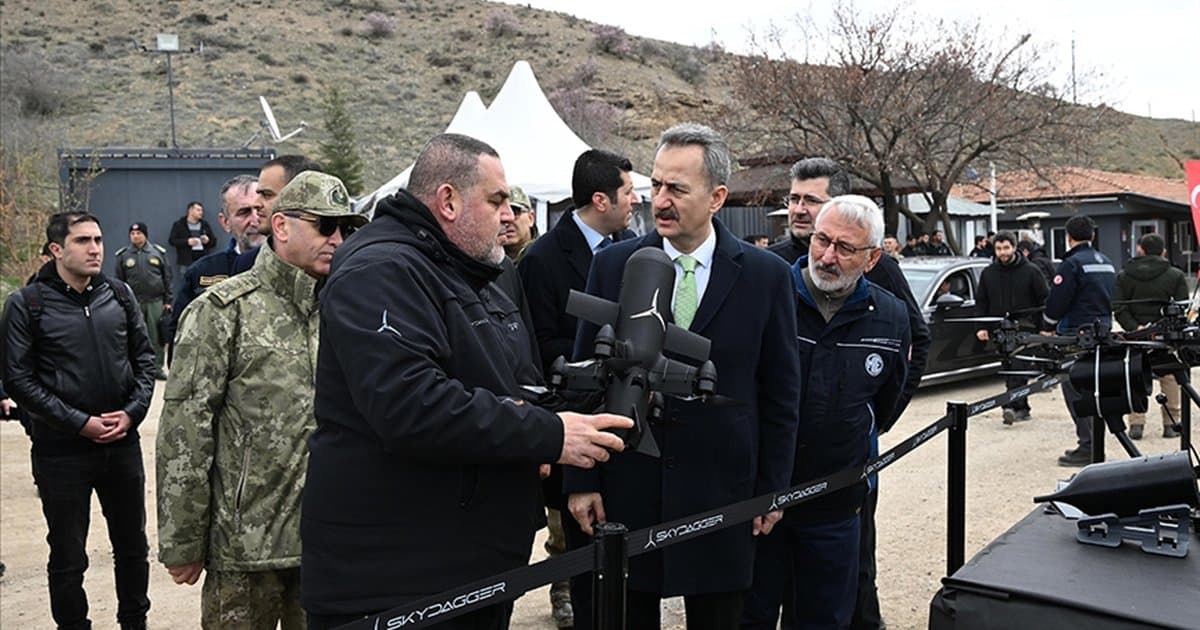 Savunma Sanayii Başkanı Haluk Görgün, Skydagger'ı izledi