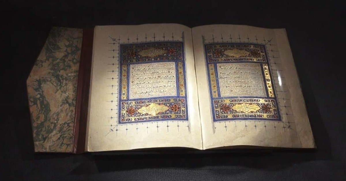 Batman'da el yazması Kuran sergisi