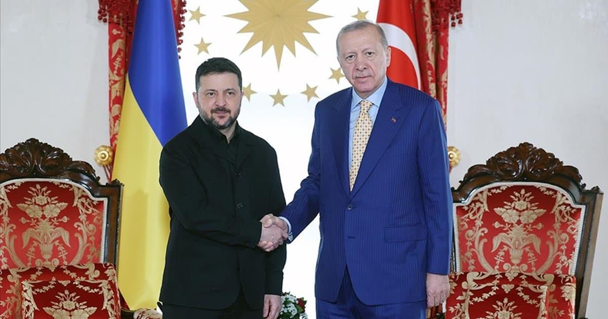 Cumhurbaşkanı Erdoğan, Zelenskiy'i resmi törenle karşıladı