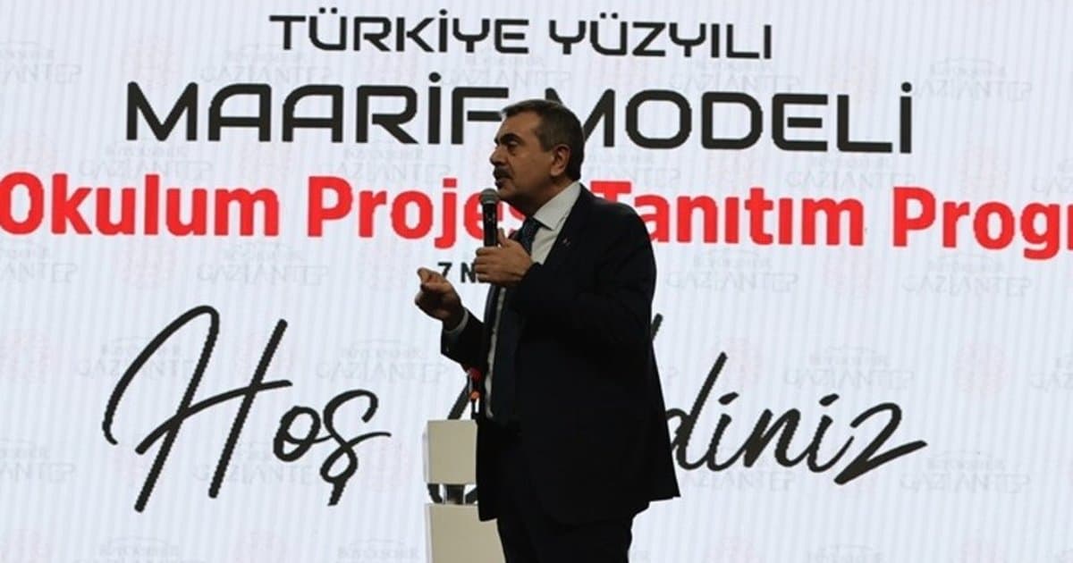 Bakan Tekin: Türkiye Yüzyılı Maarif Modeli Türkiye'ye Özgü