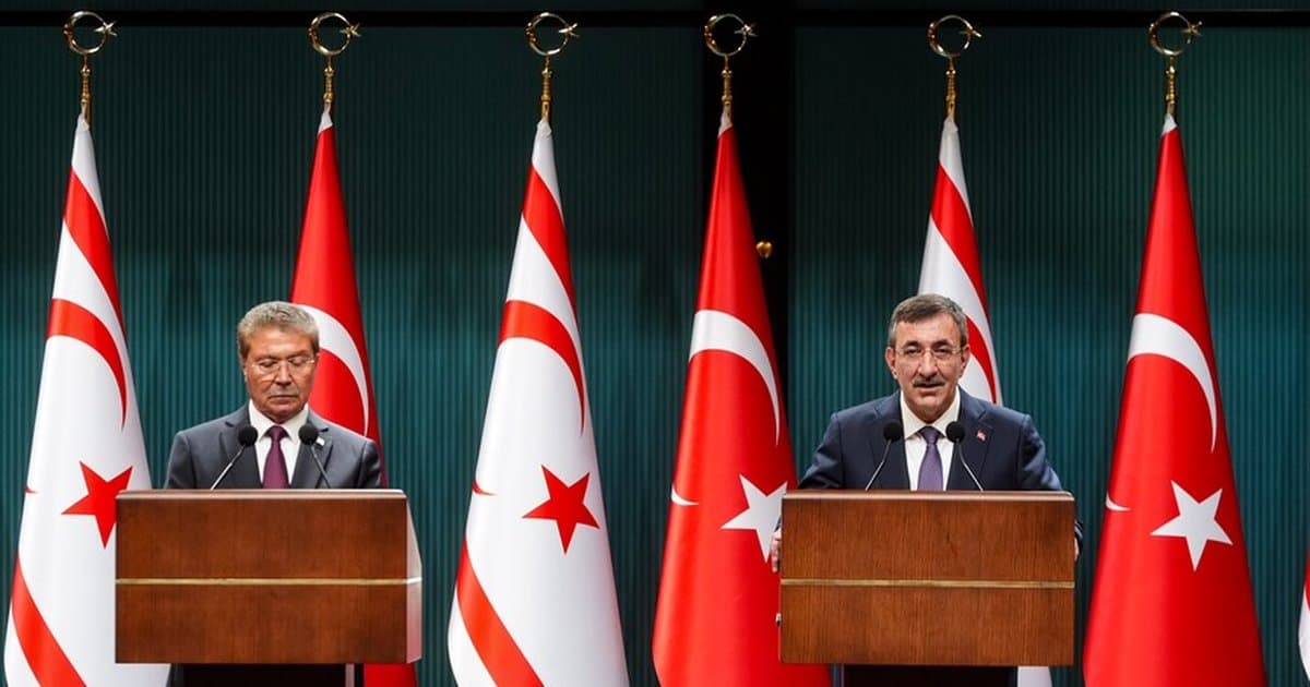 Cumhurbaşkanı Yardımcısı Yılmaz'dan Kıbrıs Türklerine güven mesajı