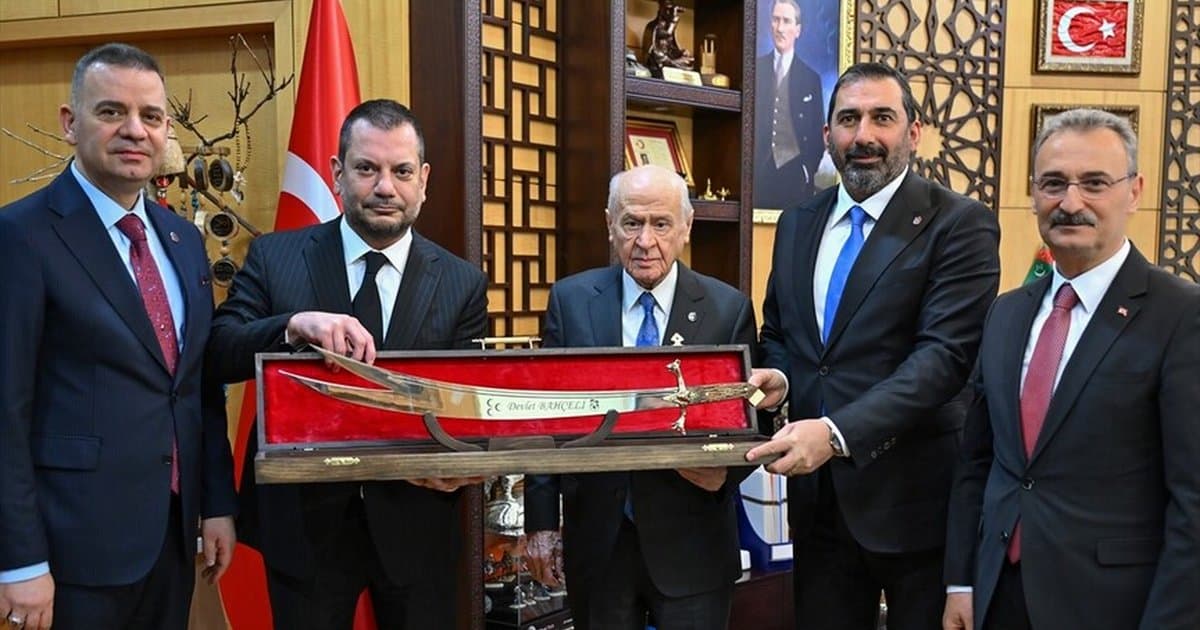 Trabzonspor Başkanı Doğan, Bahçeli'yi Ziyaret Etti