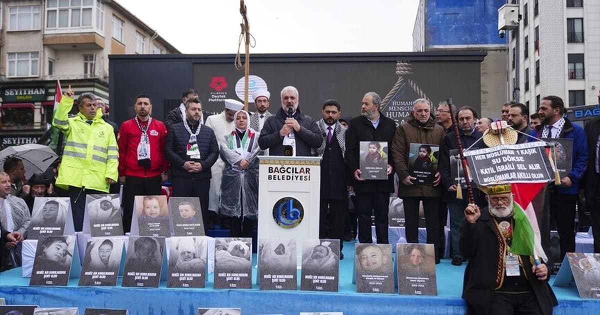 Filistin'e Destek Platformu İsrail'in idam yasasını protesto etti