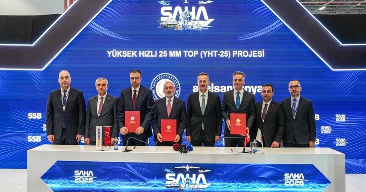 SSB ile ASELSAN Konya arasında yüksek hızlı top sözleşmesi