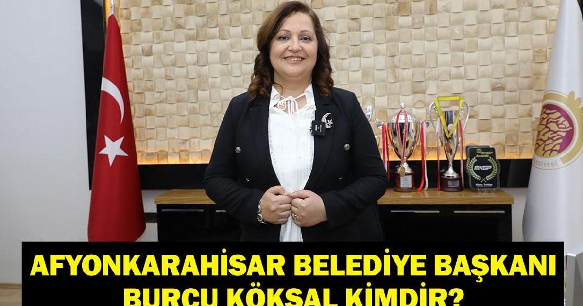 Burcu Köksal Kimdir? Afyonkarahisar Belediye Başkanı