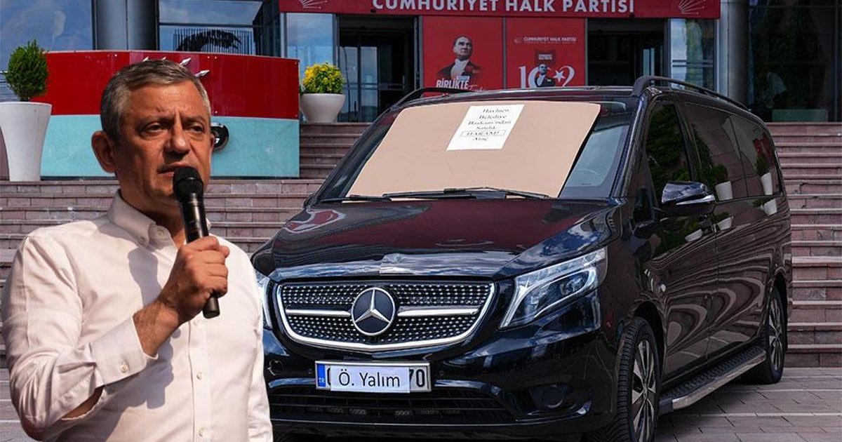Özgür Özel'den CHP Genel Merkezi'ndeki araçlara açıklama