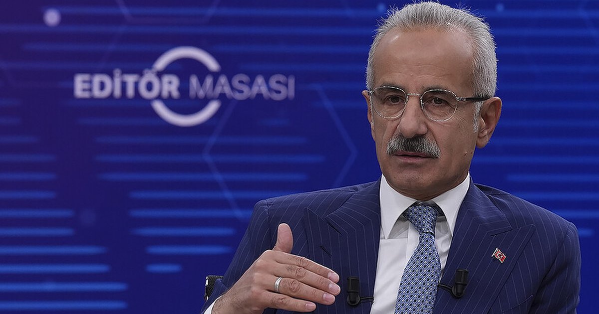 Ulaştırma Bakanı Uraloğlu AA Editör Masası'nda
