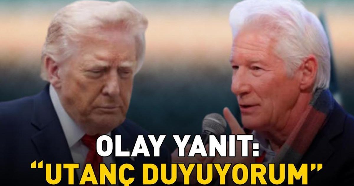 Richard Gere'den ABD'ye sert eleştiri