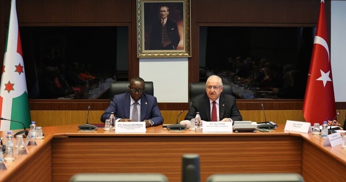 Bakan Güler'den Türkiye-Burundi KEK Toplantısı açıklaması