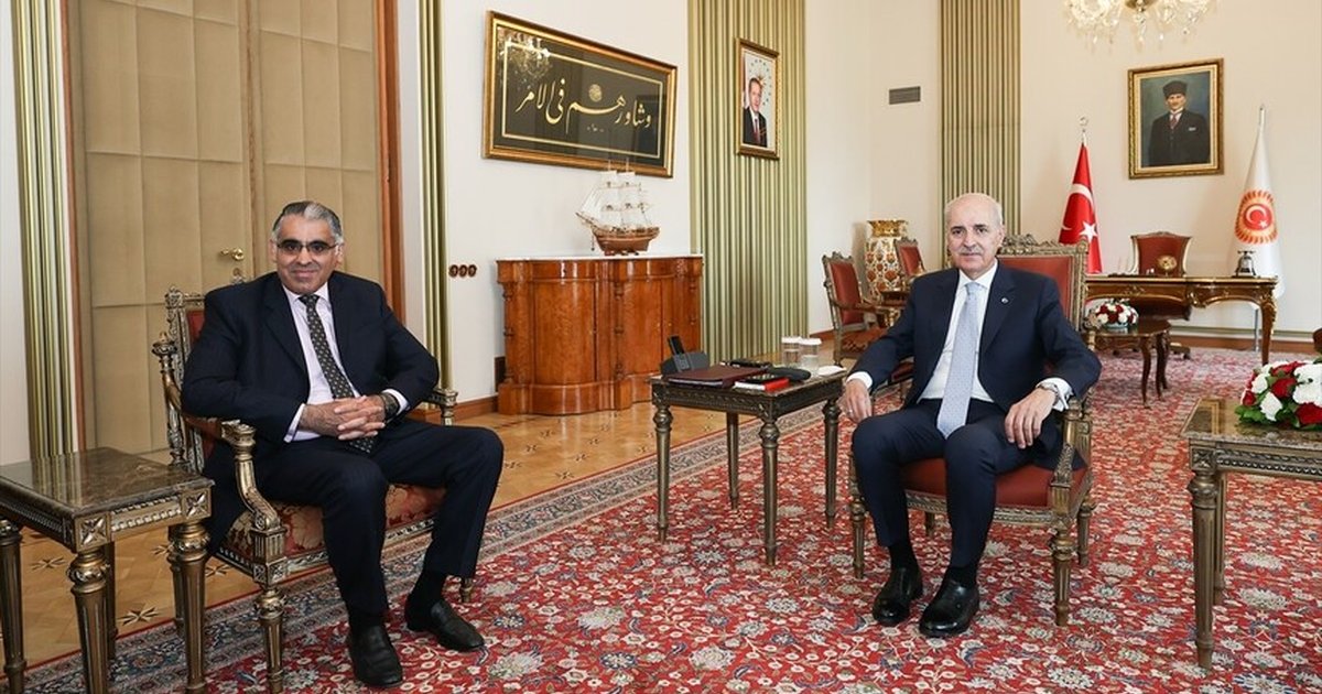 TBMM Başkanı Kurtulmuş, İngiliz parlamento heyeti ile görüştü