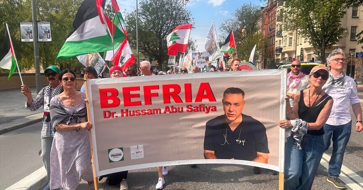 İsrail Stockholm'de protesto edildi