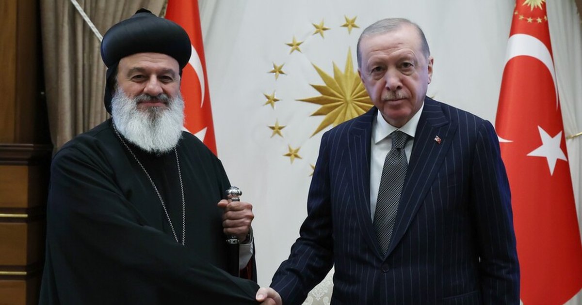 Cumhurbaşkanı Erdoğan, Süryani Ortodoks Kilisesi Patriğini kabul etti