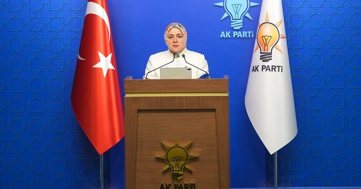 AK Parti Kadın Kolları Başkanı Ercan'dan önemli açıklama