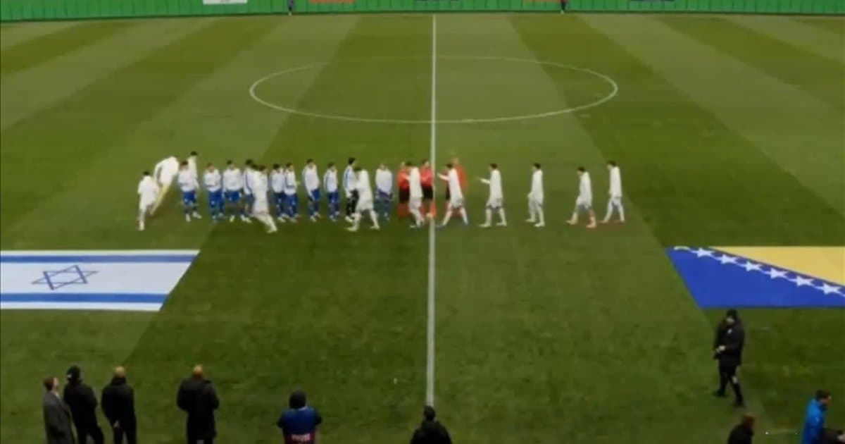 Bosna Hersek Ümit Milli Futbol Takımı, İsrail'i protesto etti