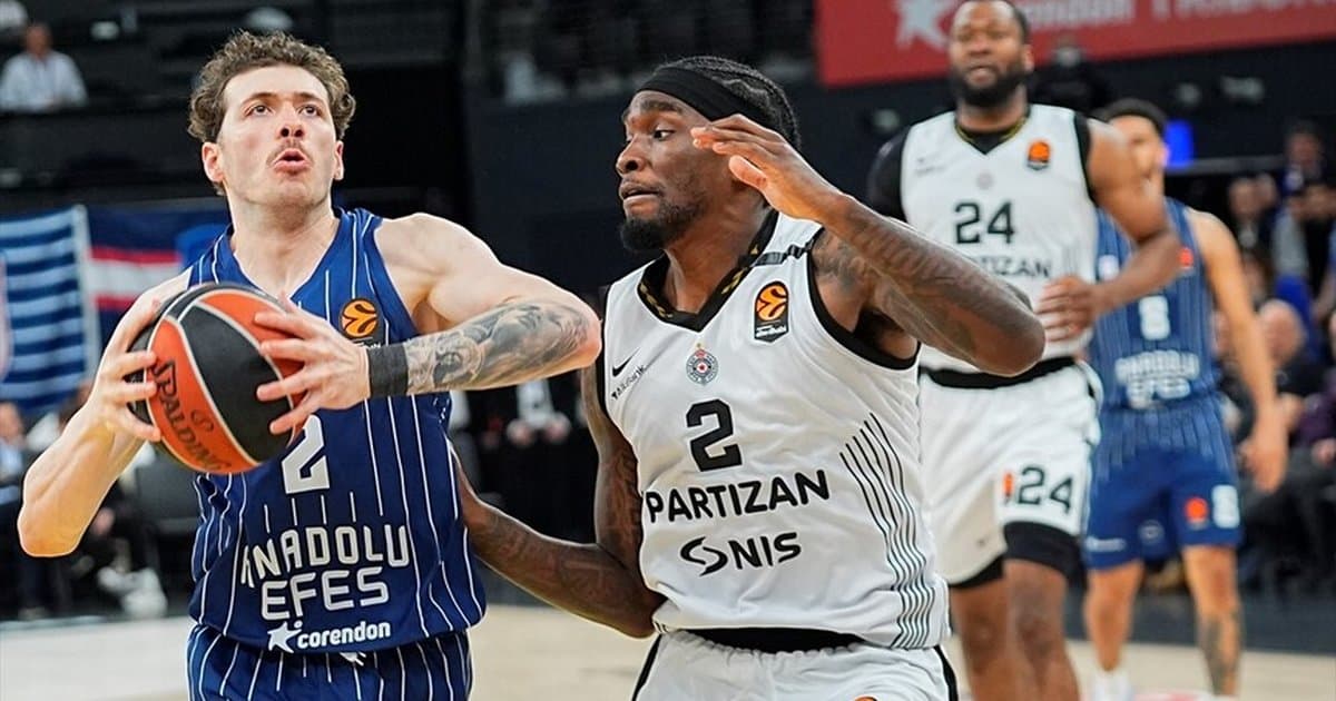 Anadolu Efes, Partizan'ı uzatmada mağlup etti