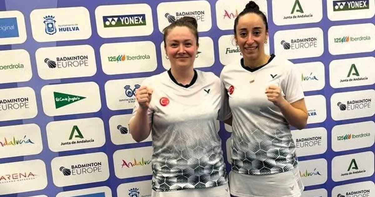 Milli sporculardan Avrupa Badminton Şampiyonası'nda tarihi başarı