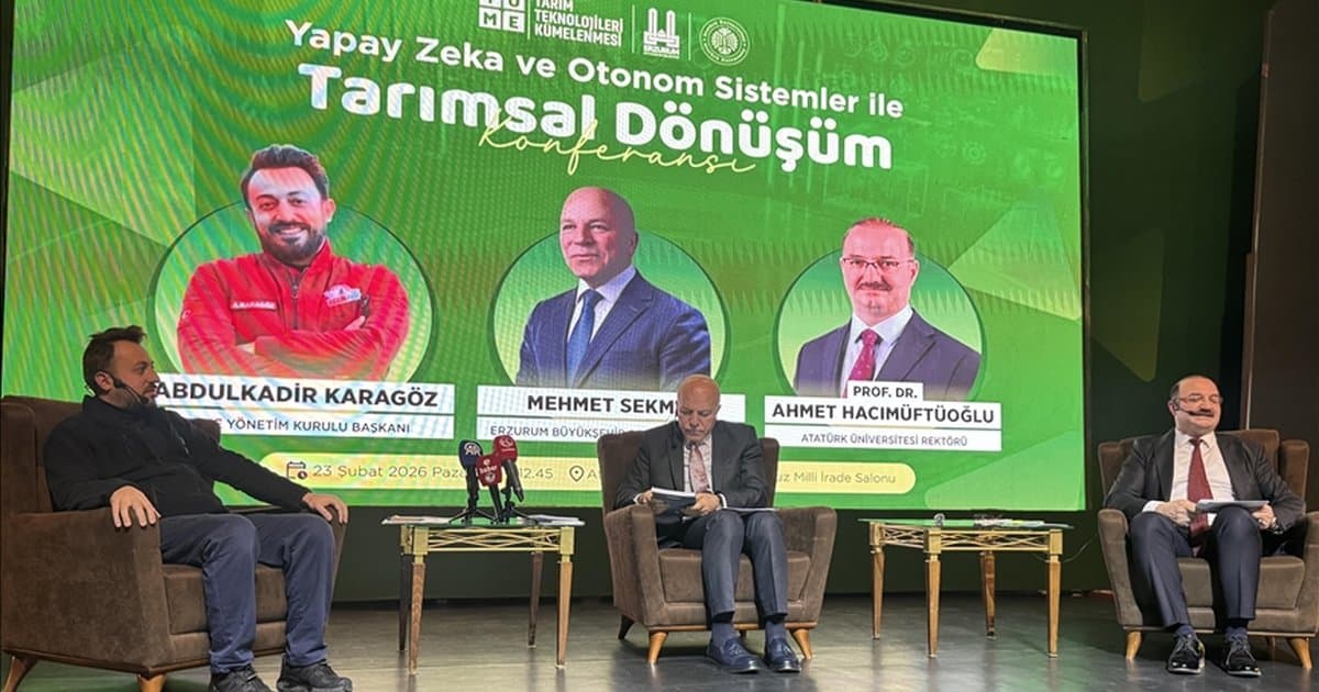 Erzurum'da tarımın geleceği konferansta konuşuldu