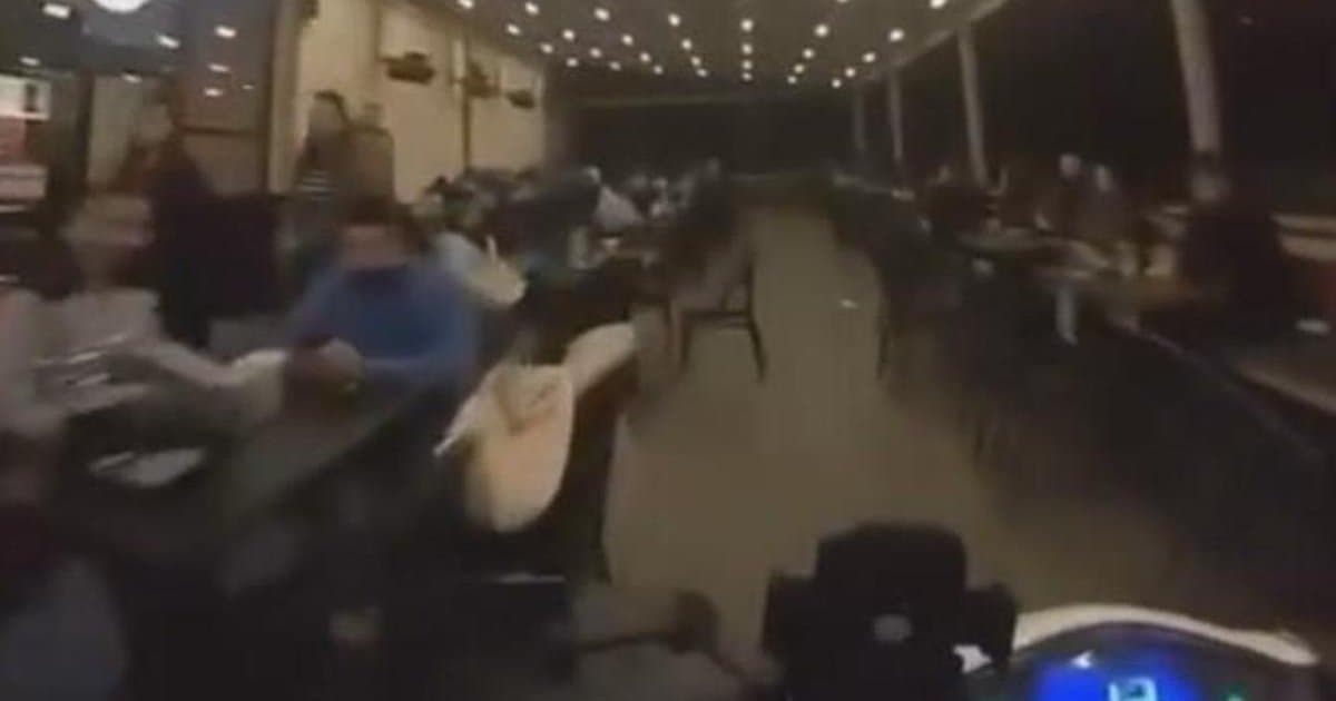 Gebze'de kafede motosiklet sürücüsüne ceza