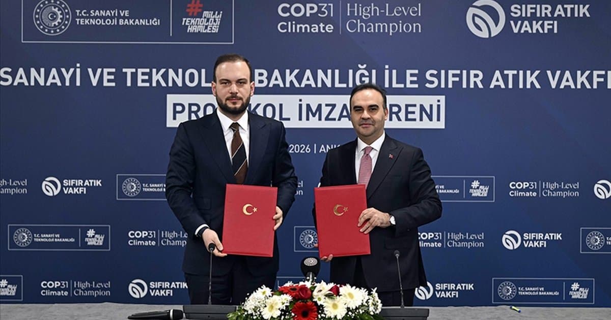 Sanayi ve Teknoloji Bakanlığı ile Sıfır Atık Vakfı işbirliği yapıyor