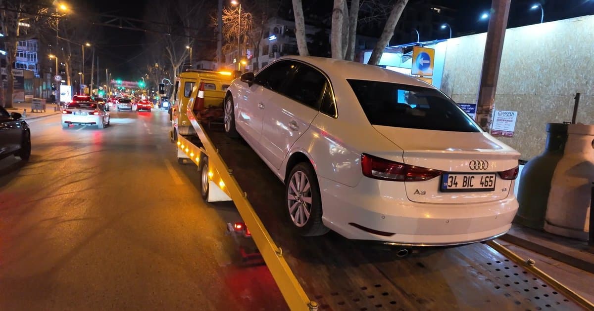 Makas atan sürücüye 90 bin lira ceza