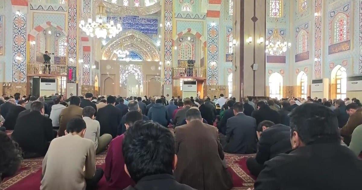 Erbil'de Ramazan'ın son cuma namazı