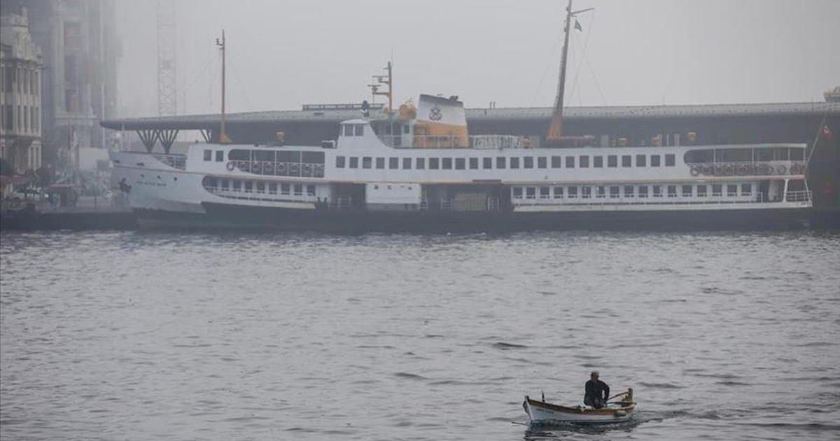 İstanbul'da vapur seferleri iptal edildi