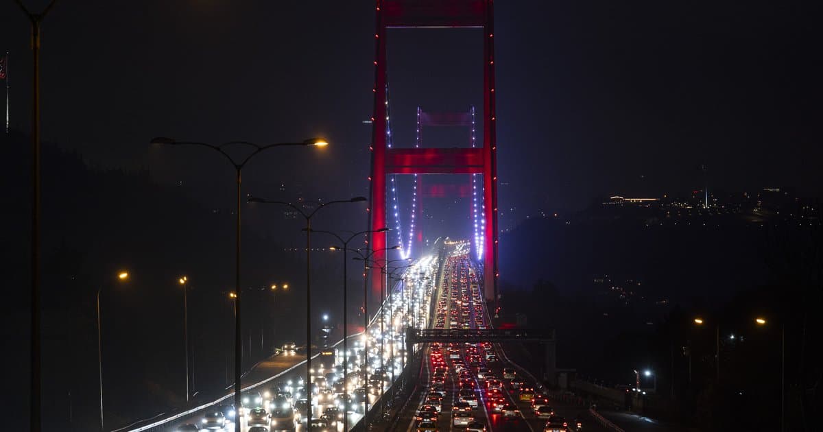 İstanbul'da bayram trafiği yoğunluğu yüzde 62'ye çıktı