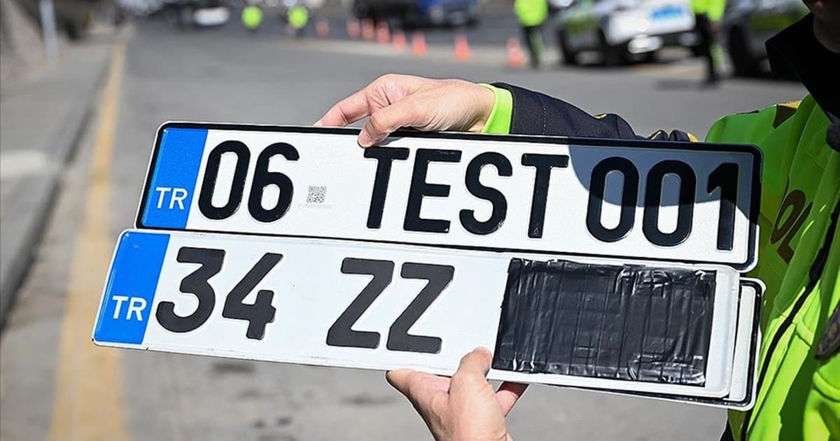 Sahte Plaka Kullananlara 140 Bin Lira Ceza