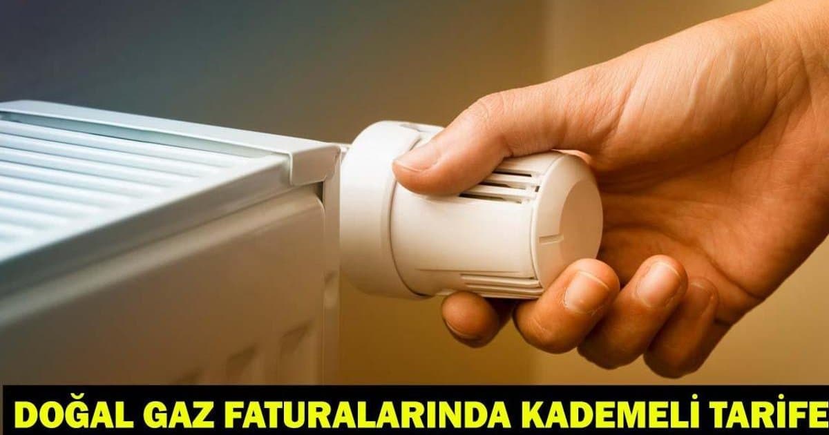 Doğal Gaz Faturalarında Kademeli Tarife Uygulaması