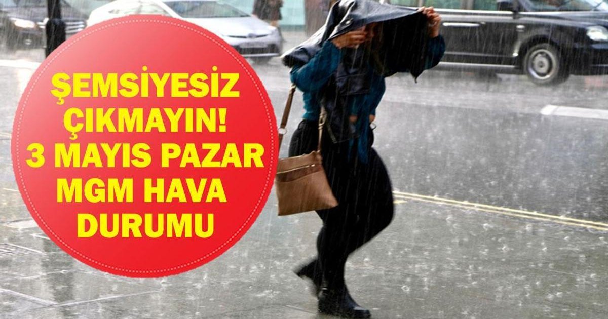3 Mayıs 2026 Hava Durumu: Yağışlar Nerelerde Etkili Olacak?