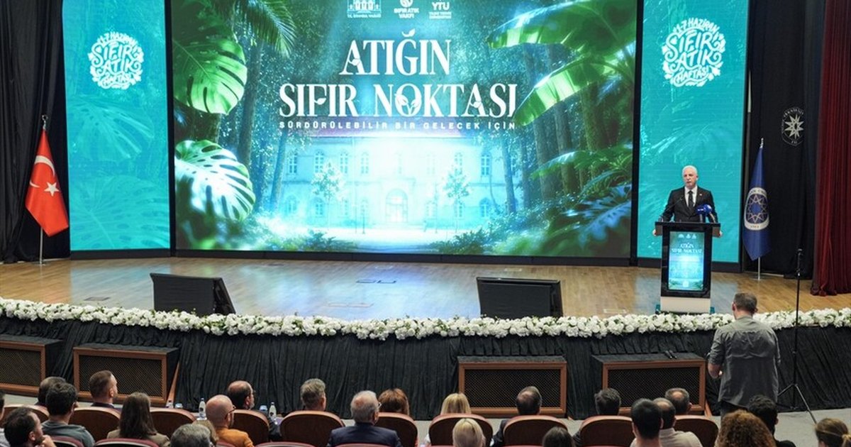 İstanbul'da 'Atığın Sıfır Noktası' paneli düzenlendi
