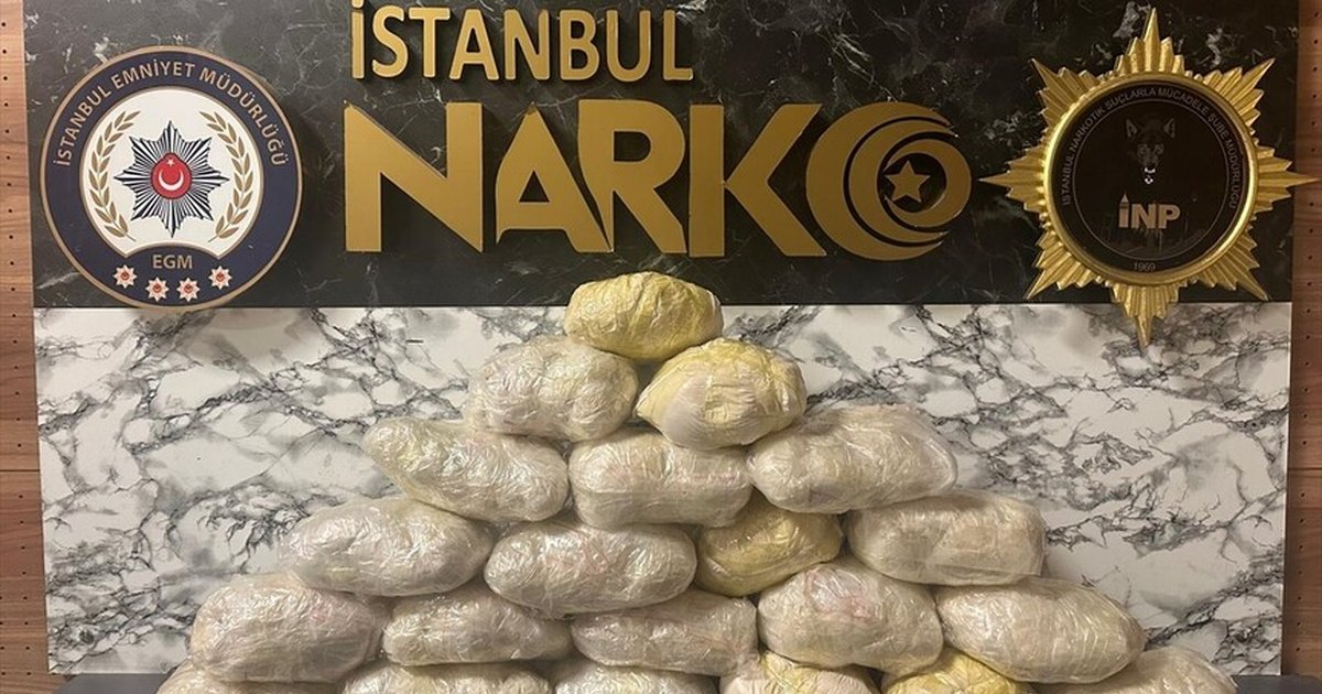 İstanbul'da otomobilde 21 kilo eroin ele geçirildi