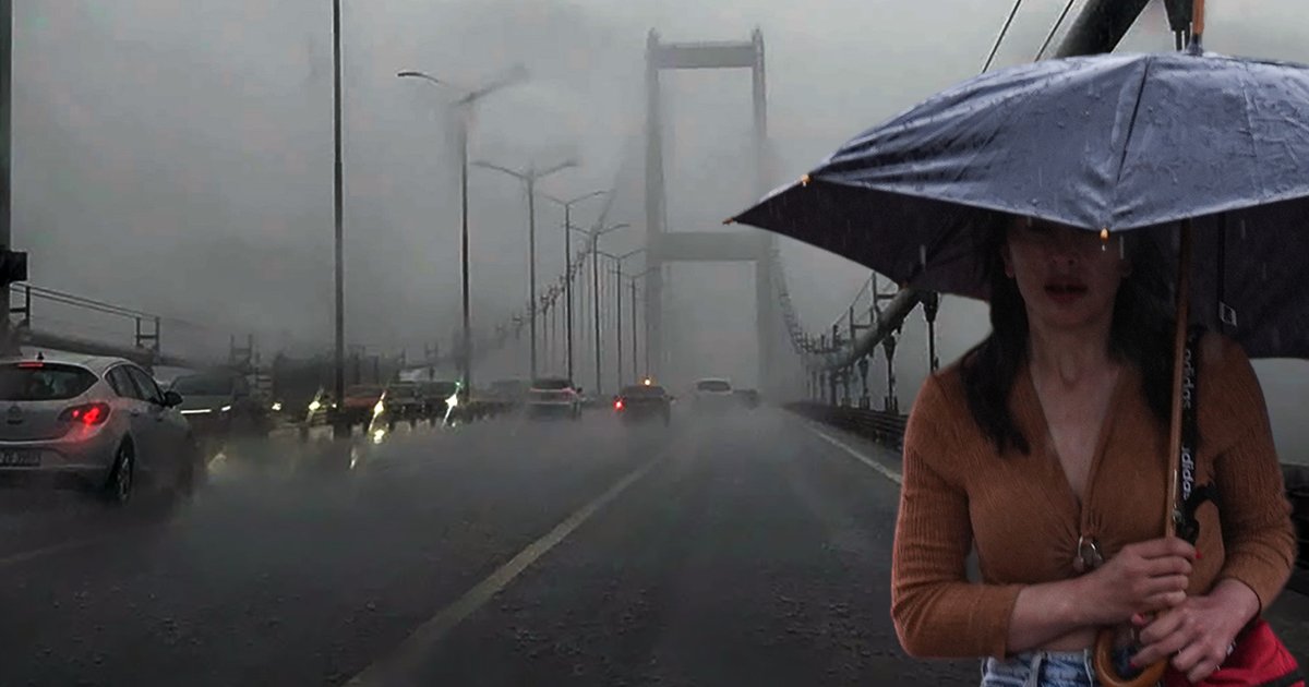 İstanbul'da iki gün boyunca yağmur var