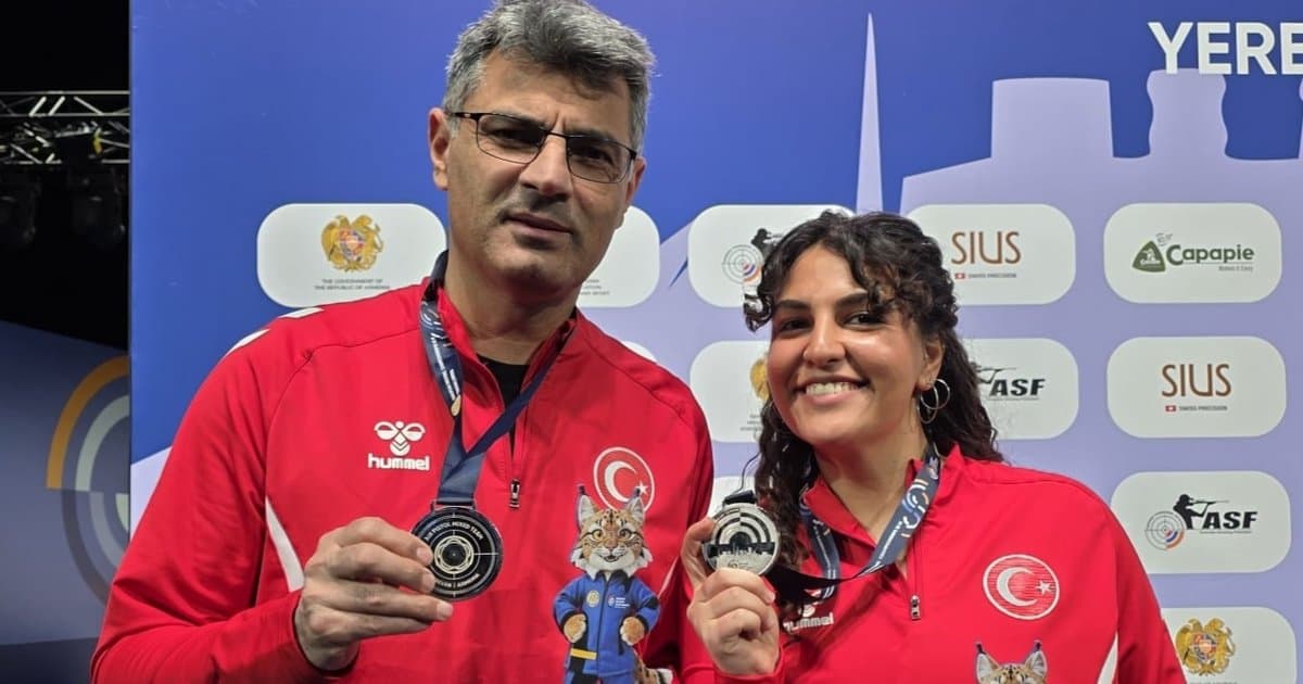 Şevval İlayda Tarhan ve Yusuf Dikeç'ten Avrupa'da gümüş madalya