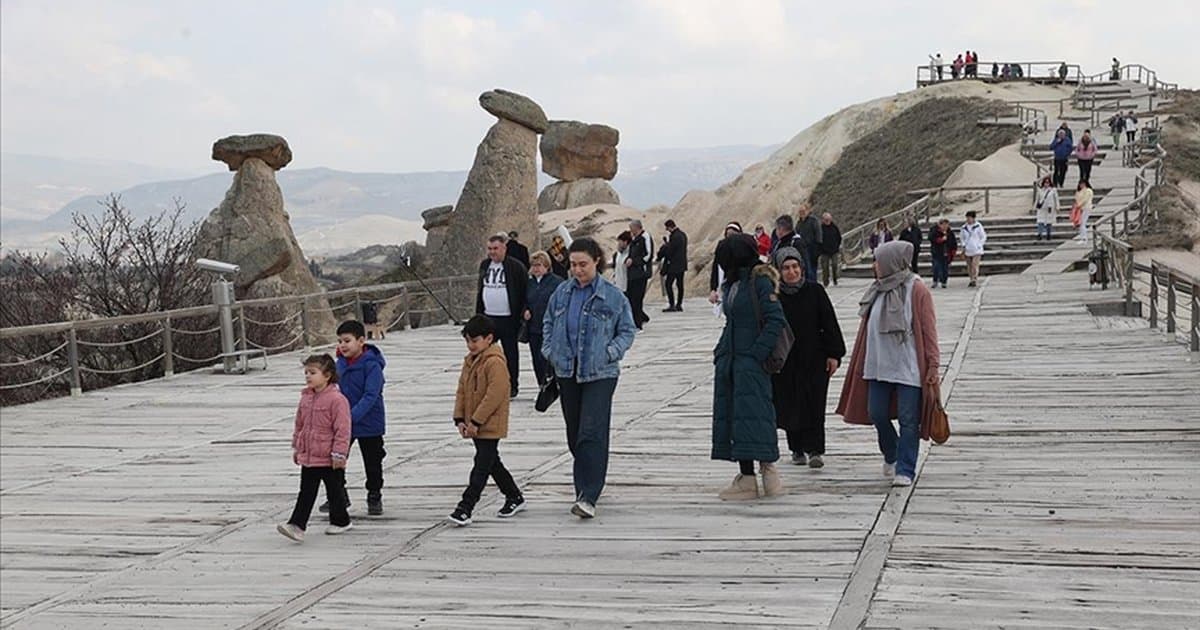 Kapadokya'da turizm bayram tatilinde canlandı