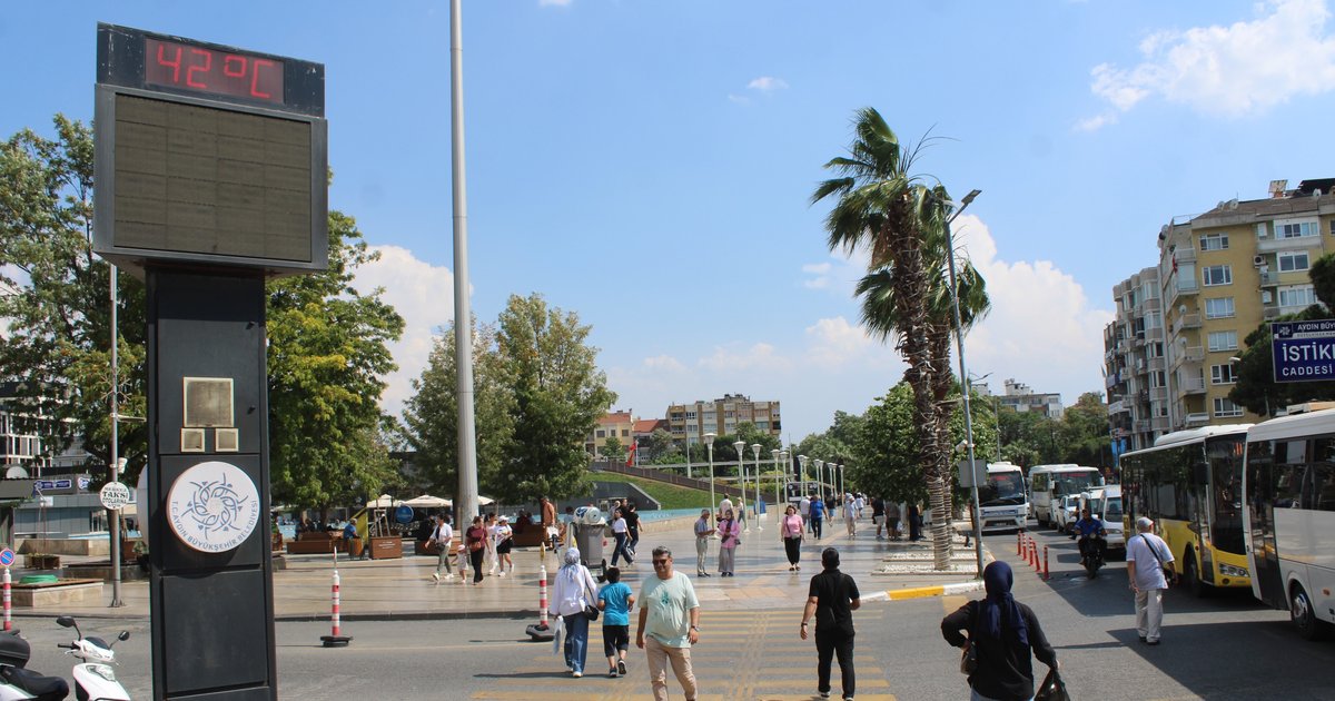 Aydın'da Sıcaklık Aniden Yükseldi