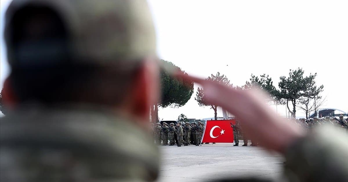 Almanya'dan dönen askerler için Tekirdağ'da tören