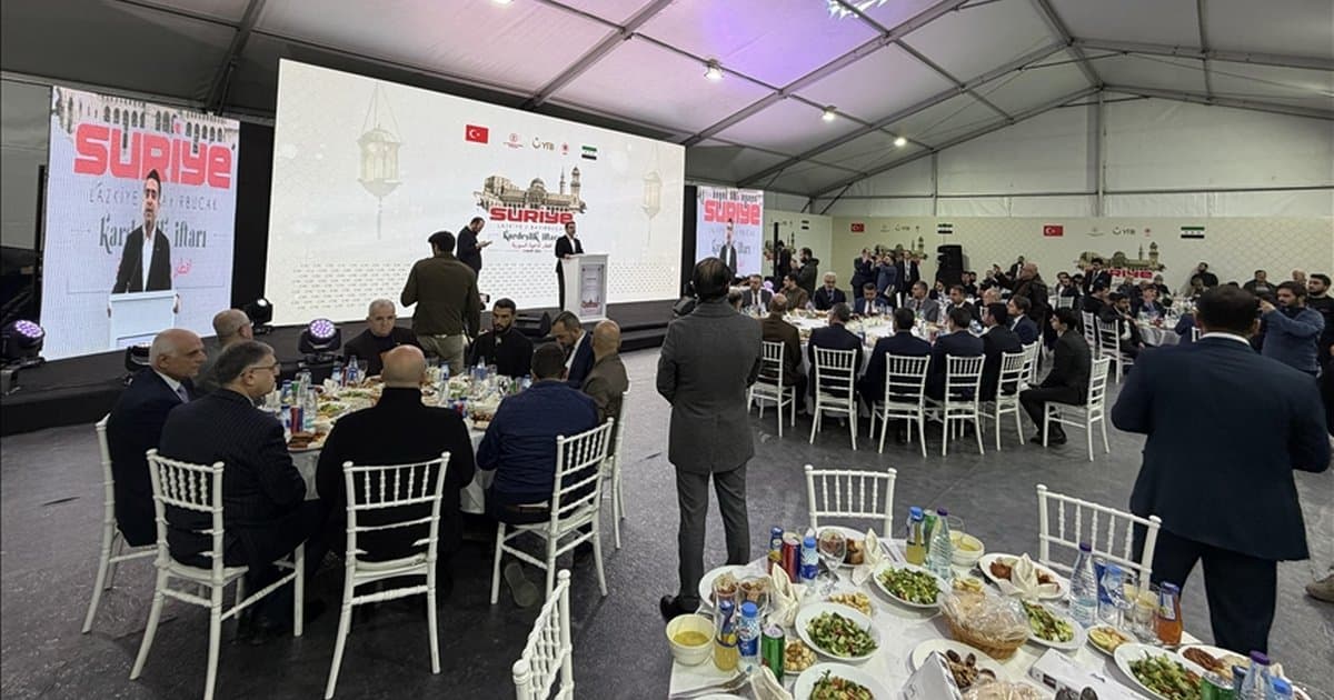 Lazkiye'de Türkiye-Suriye Kardeşlik İftarı düzenlendi