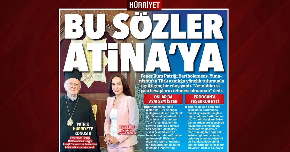 Ruhban Okulu için Yeni Dönem: Bartholomeos'tan Erdoğan Açıklaması