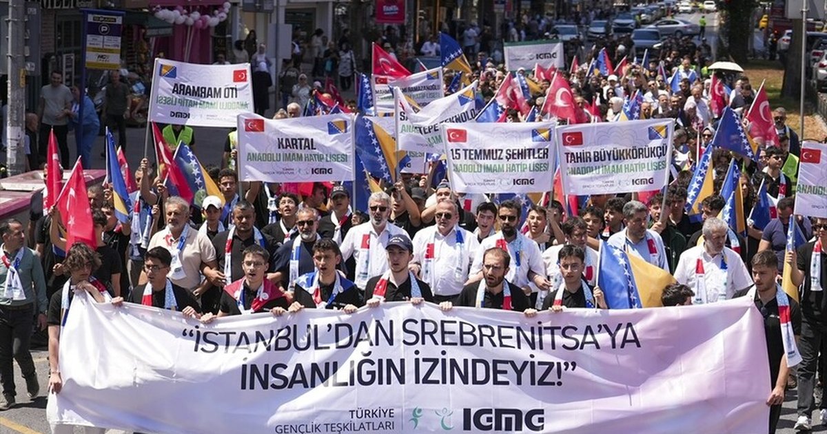 Liseliler Srebrenitsa Soykırımı anma etkinliklerine katıldı