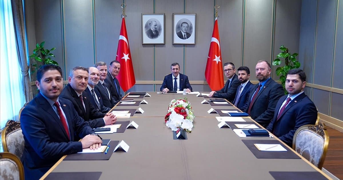Cumhurbaşkanı Yardımcısı Yılmaz, ATBR heyetini kabul etti