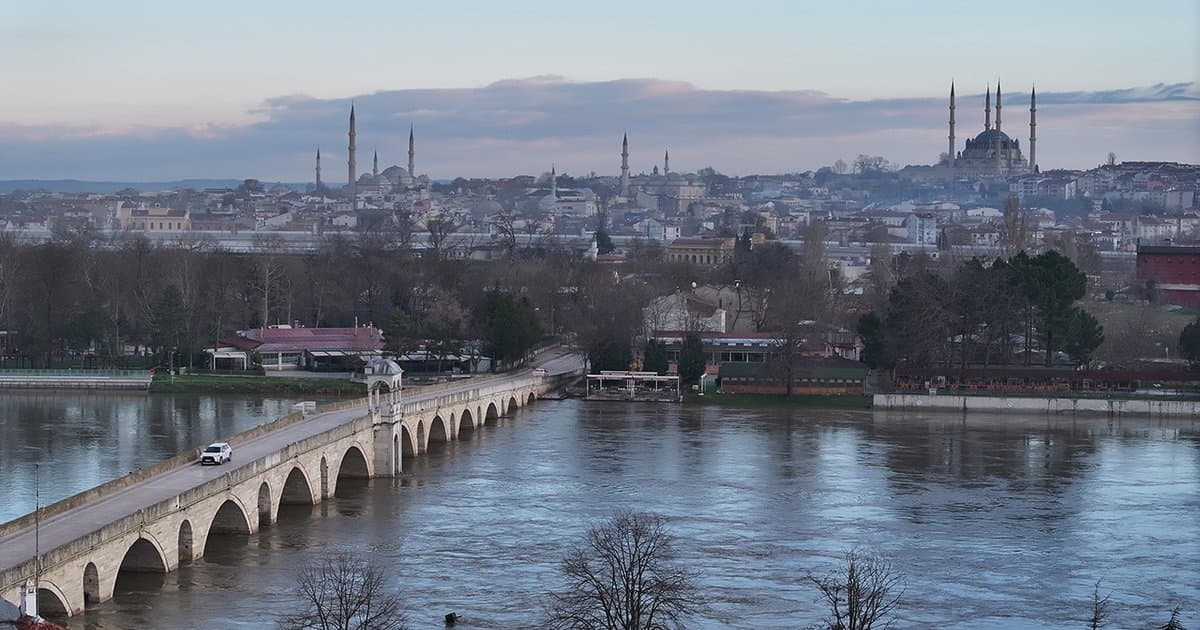 Edirne'de Kırmızı Alarm Sonrası Normale Dönüş