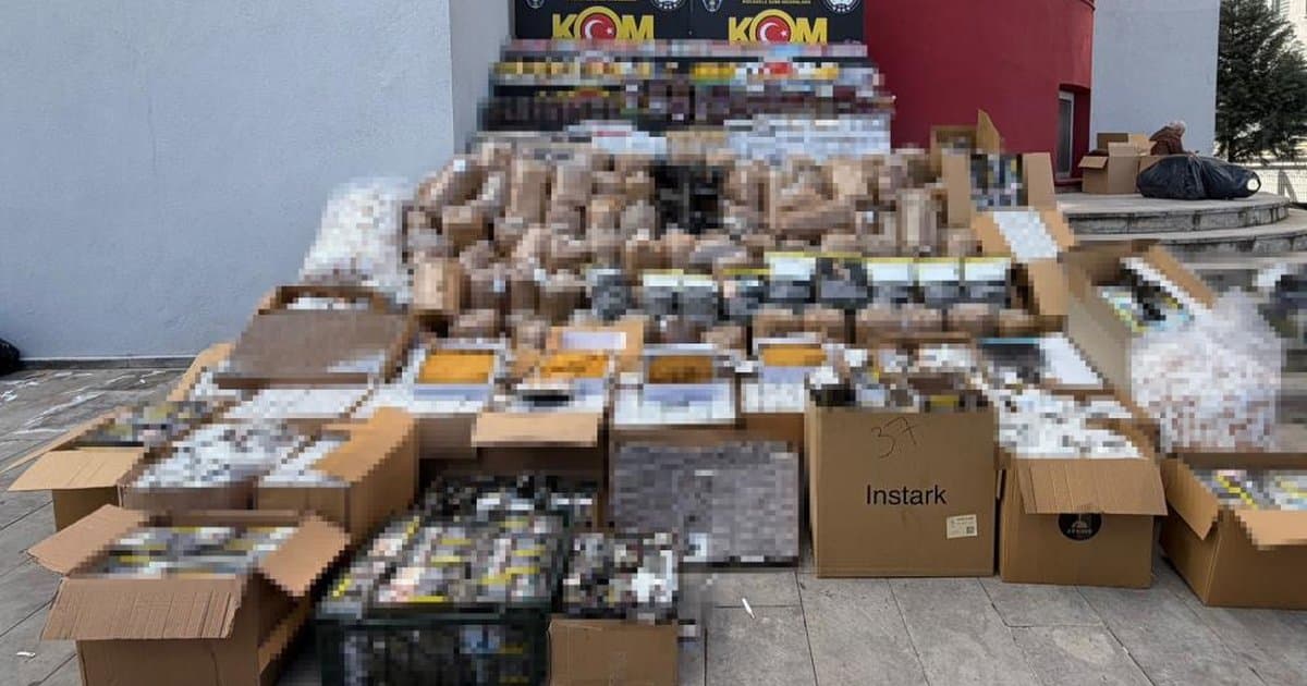 Adana'da sigara kaçakçılarına operasyon