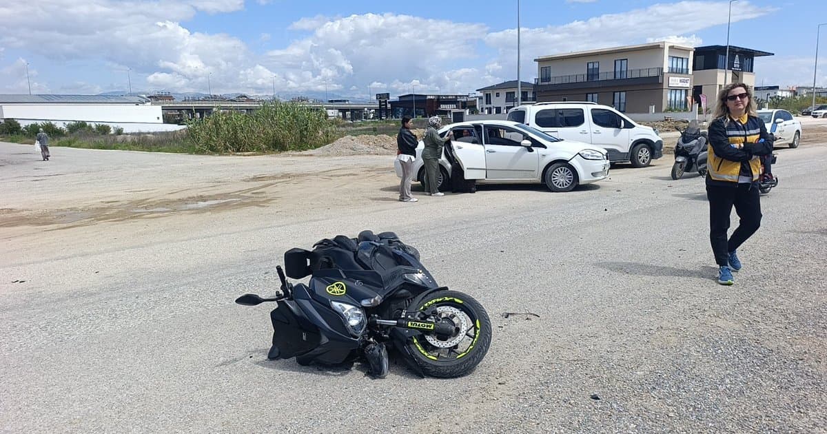 Motosikletli kaza yaptı, cezadan kurtulamadı