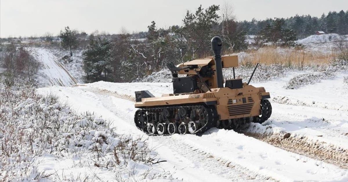 NATO'dan Steadfast Dart 26'da sergilenen Aslan insansız kara aracı