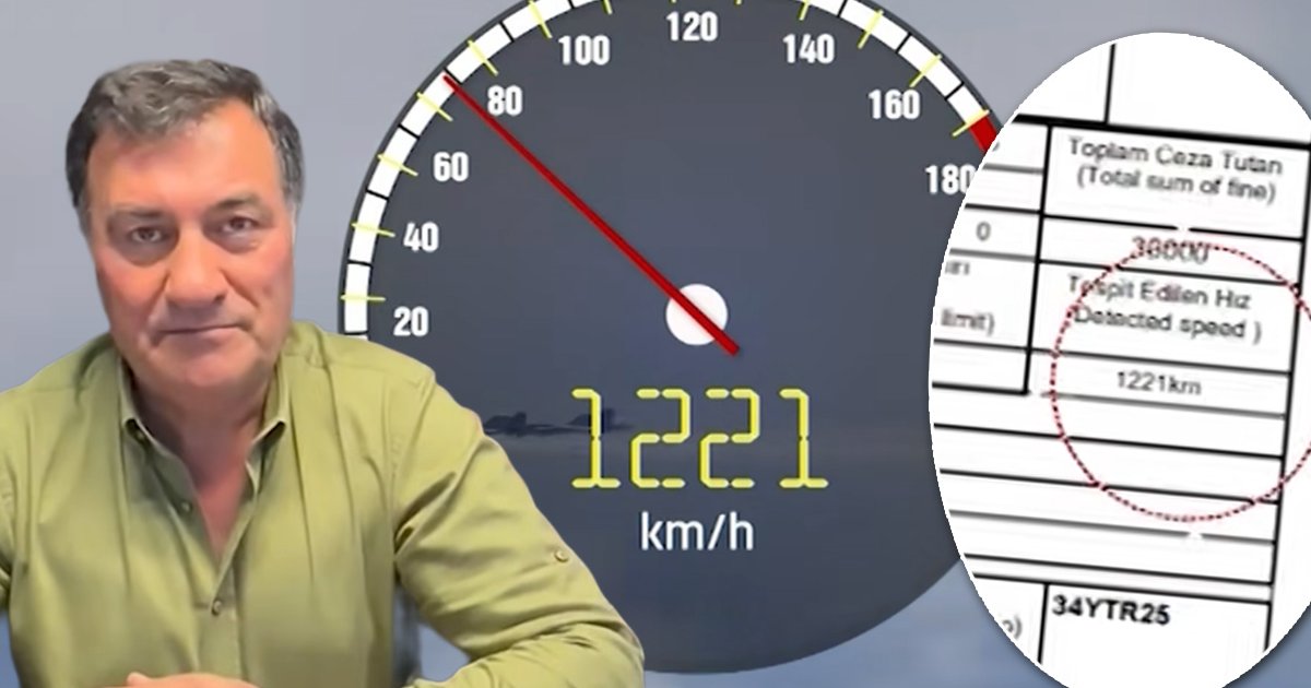 Trafik Cezası Rekoru: 62 Yaşında Bin 221 Kilometre Hız!