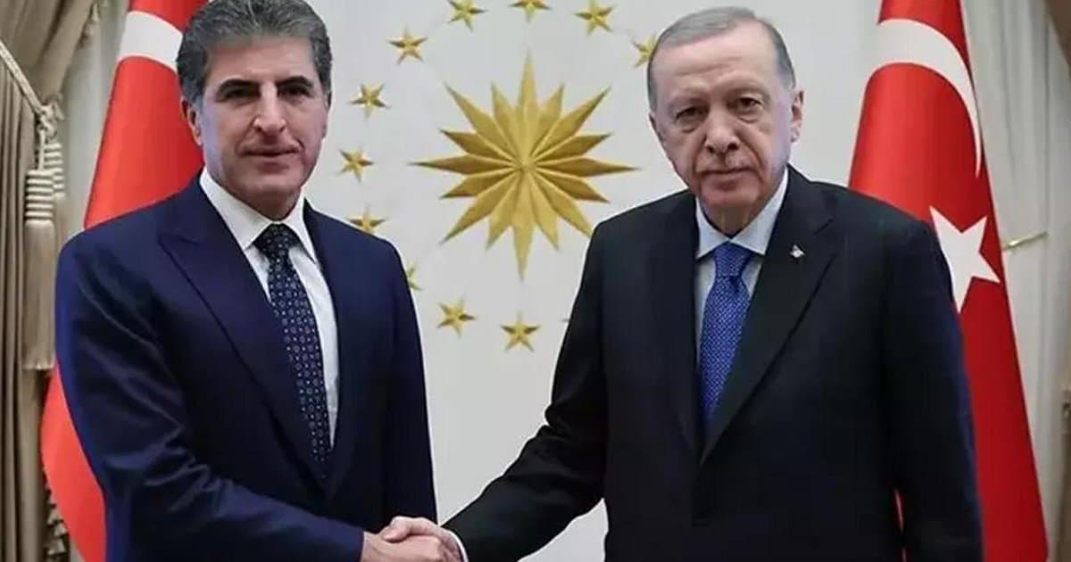 Cumhurbaşkanı Erdoğan, Neçirvan Barzani ile görüştü